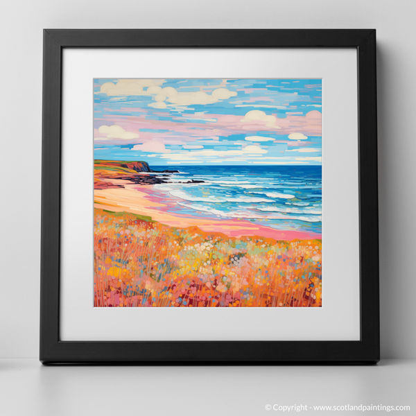 Framed version of Lunan Bay