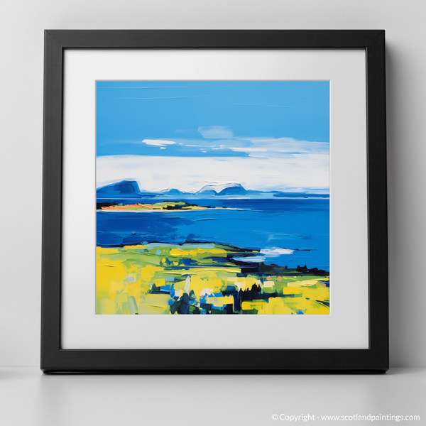 Framed version of Isle of Arran