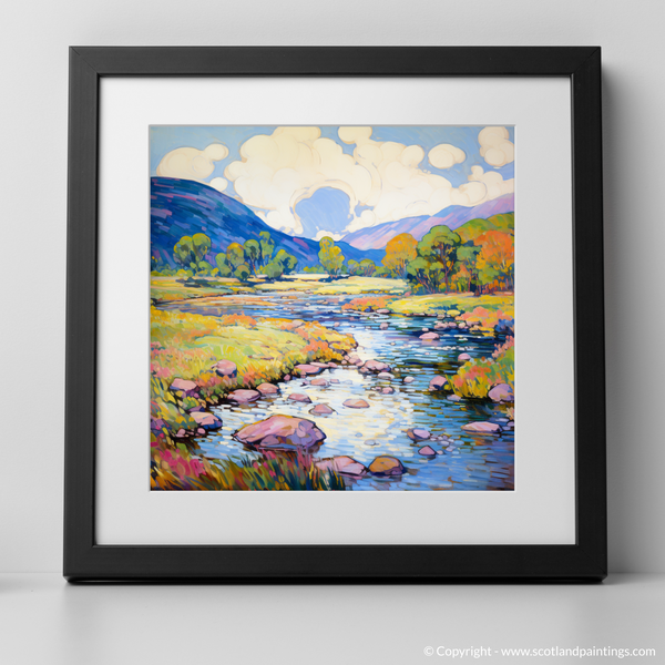 Framed version of Glen Esk