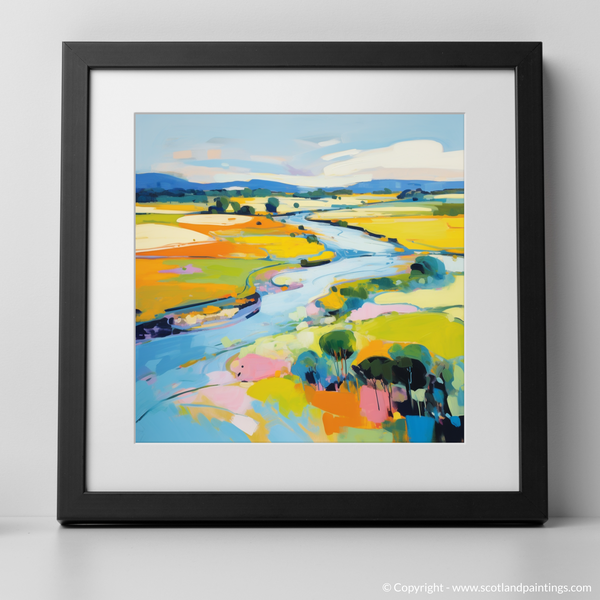 Framed version of River Lossie