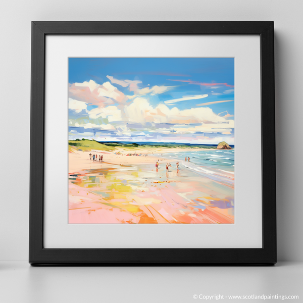 Framed version of Gullane Beach