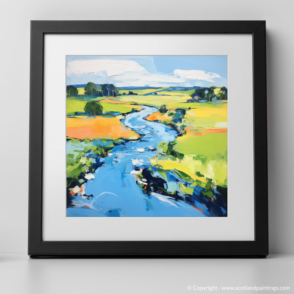 Framed version of River Lossie