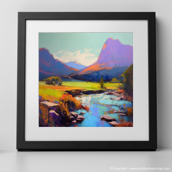 Framed version of Glen Sannox