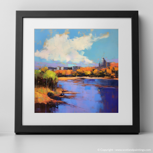 Framed version of River Clyde