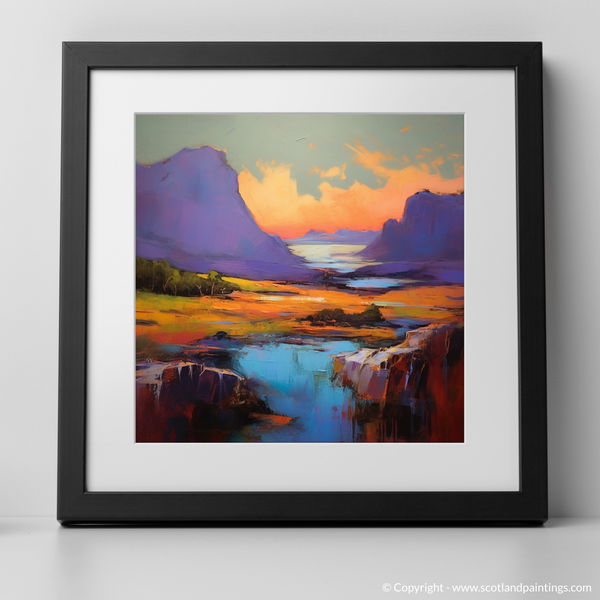 Framed version of Isle of Skye