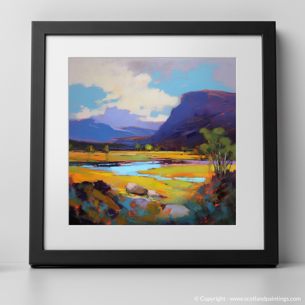 Framed version of Glen Shiel