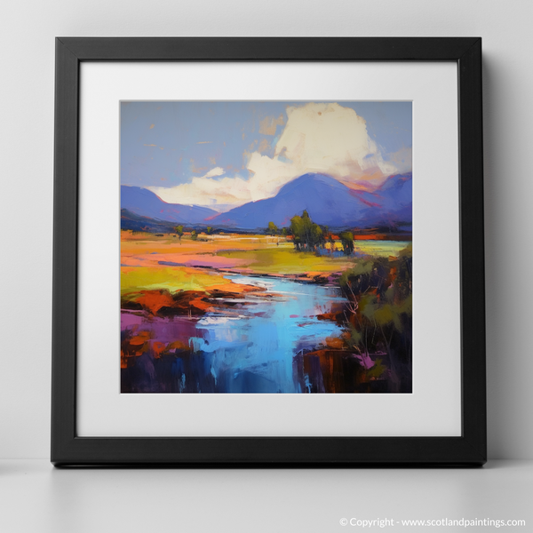 Framed version of River Spean