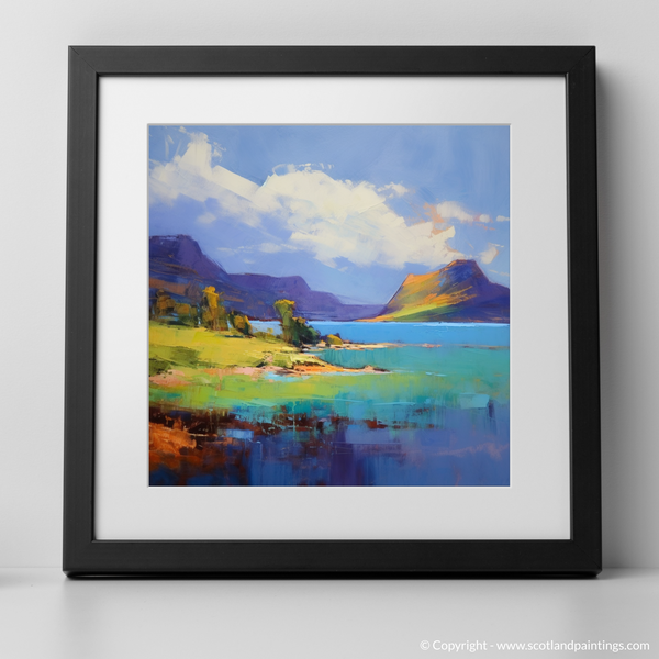 Framed version of Isle of Raasay