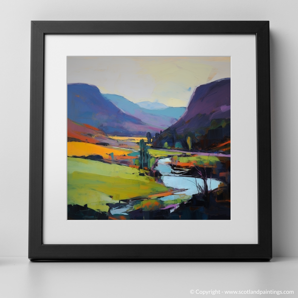 Framed version of Glen Esk