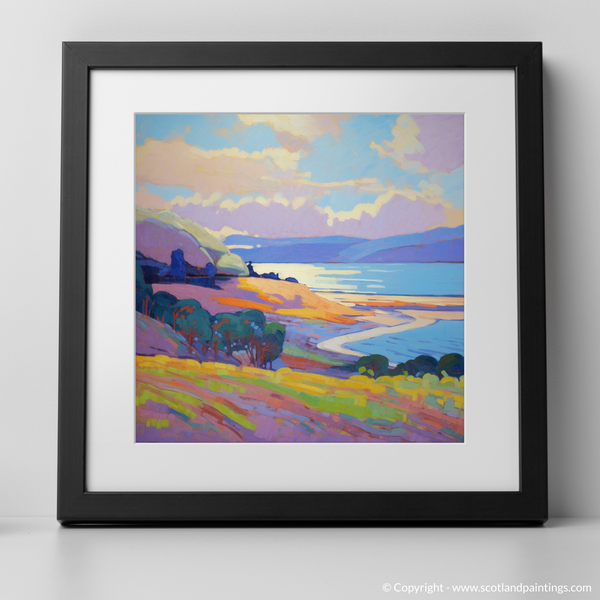 Framed version of Lunan Bay