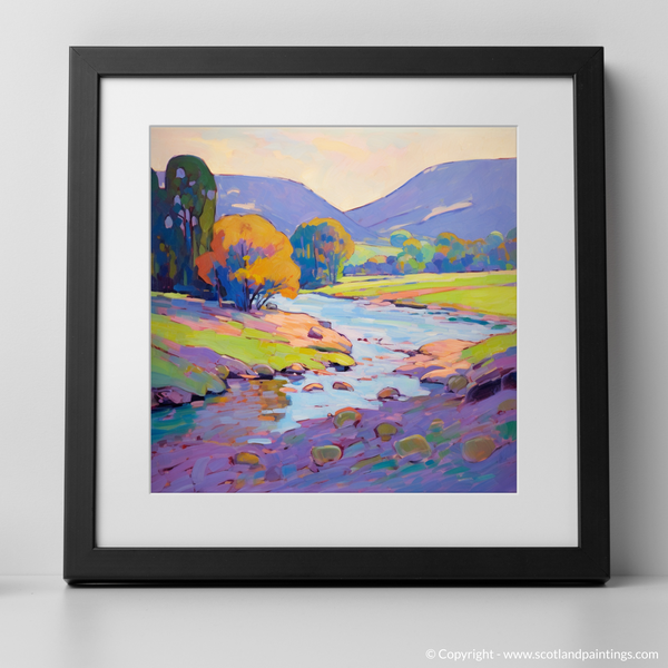 Framed version of River Esk