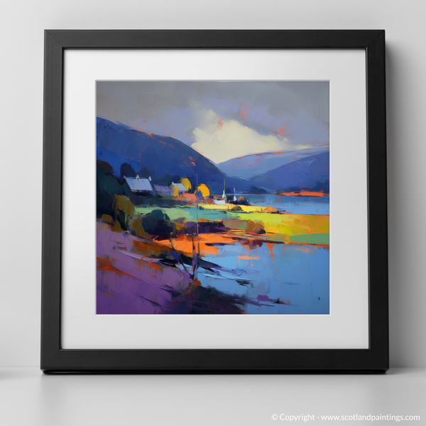 Framed version of Isleornsay Harbour