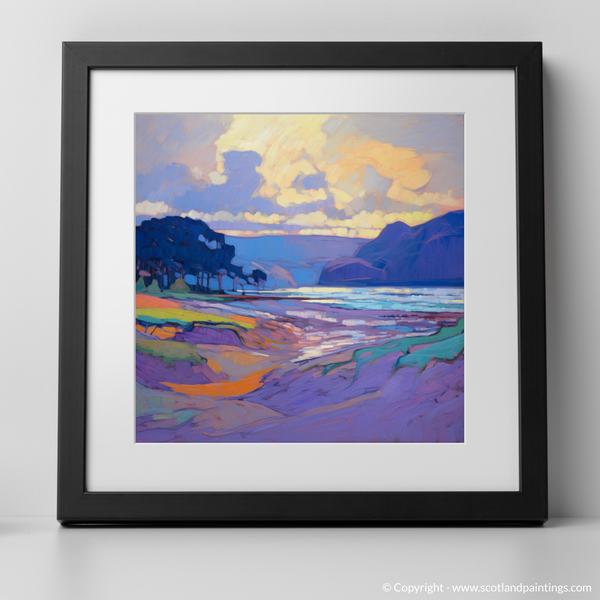 Framed version of Lunan Bay