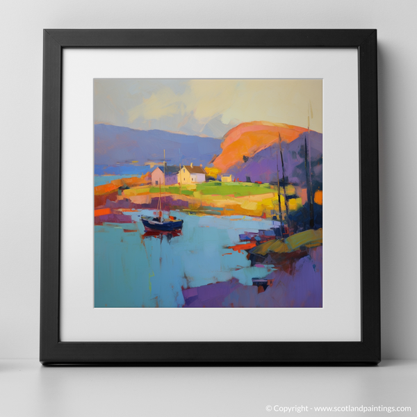 Framed version of Eyemouth Harbour