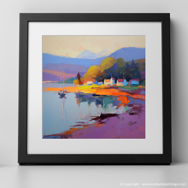 Framed version of Millport Harbour