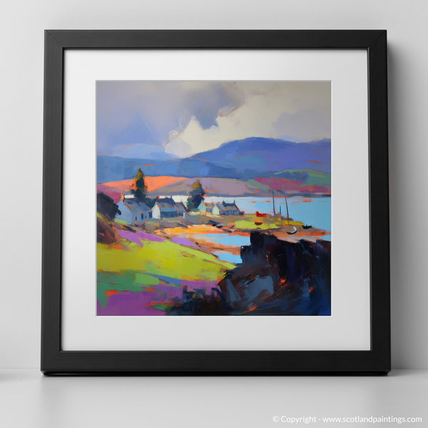 Framed version of Port Ellen Harbour