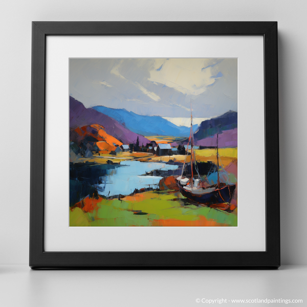 Framed version of Lochranza Harbour