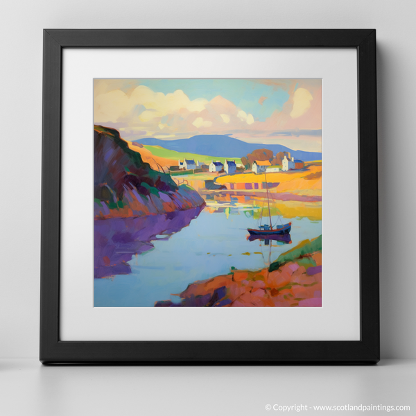 Framed version of Portpatrick Harbour