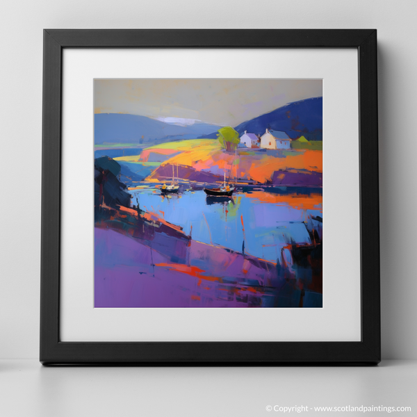 Framed version of Findochty Harbour