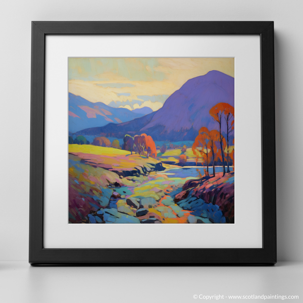 Framed version of Glen Esk