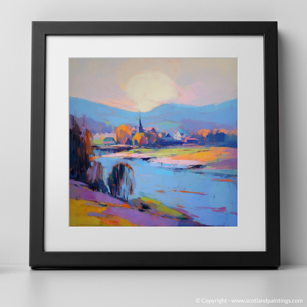 Framed version of River Ness