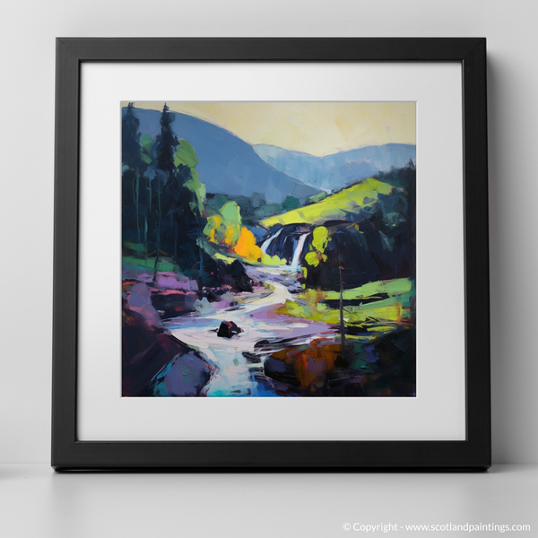 Framed version of Black Spout Waterfall