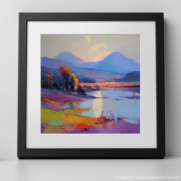 Framed version of Loch Leven