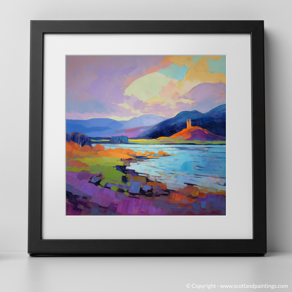 Framed version of Castle Stalker Bay