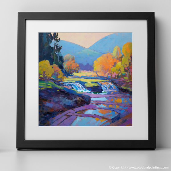 Framed version of Stepping Stones Waterfall