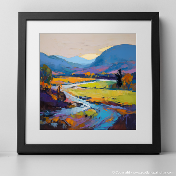 Framed version of River Garry