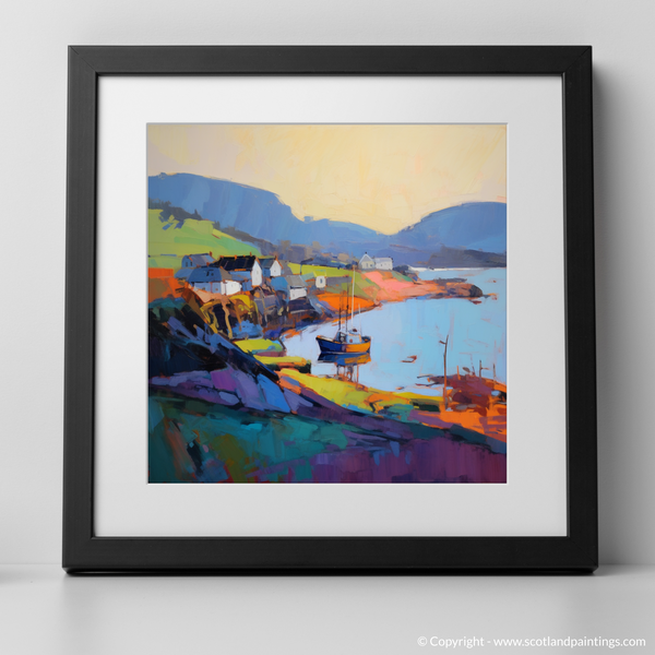 Framed version of Portpatrick Harbour