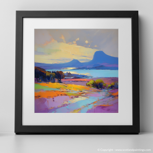 Framed version of Isle of Eigg