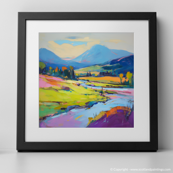 Framed version of River Spean