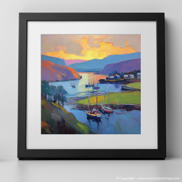 Framed version of Portnahaven Harbour