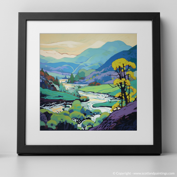 Framed version of River Garry