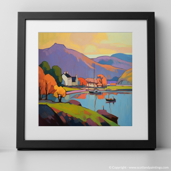 Framed version of Craobh Haven Harbour