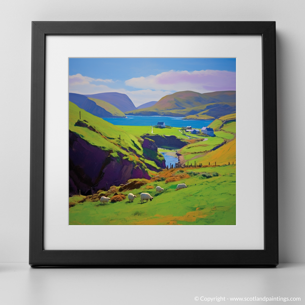 Framed version of Shetland