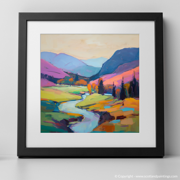 Framed version of Glen Lyon