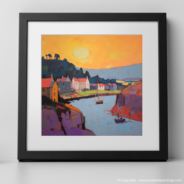 Framed version of Anstruther Harbour