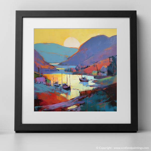 Framed version of Ullapool Harbour