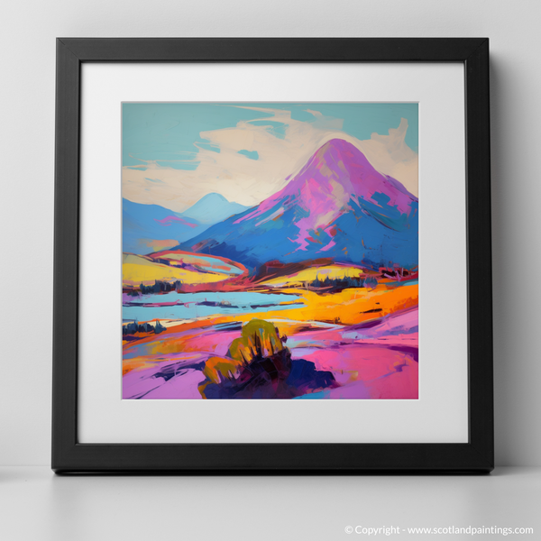 Framed version of The Cairnwell