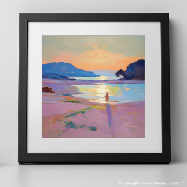 Framed version of Lunan Bay