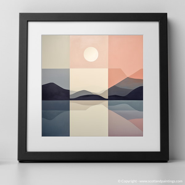 Framed version of Loch Morar