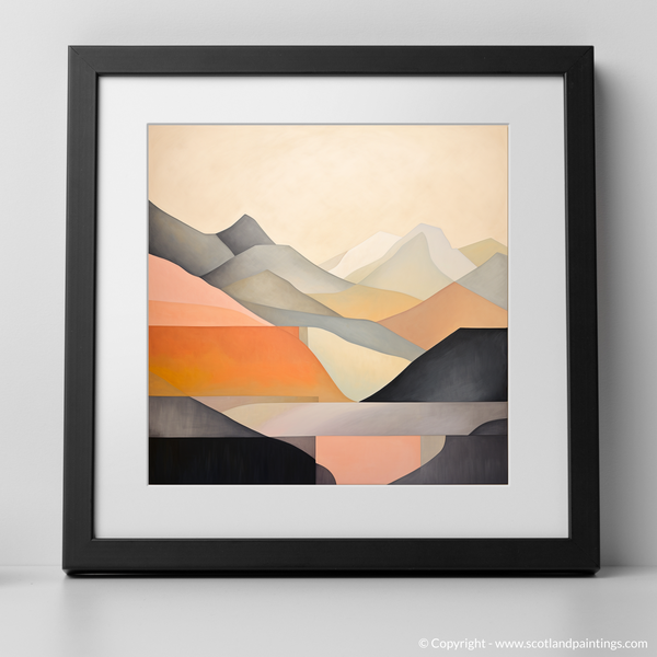 Framed version of Glen Coe