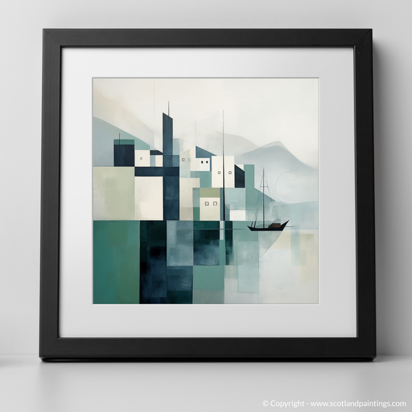 Framed version of Portree Harbour