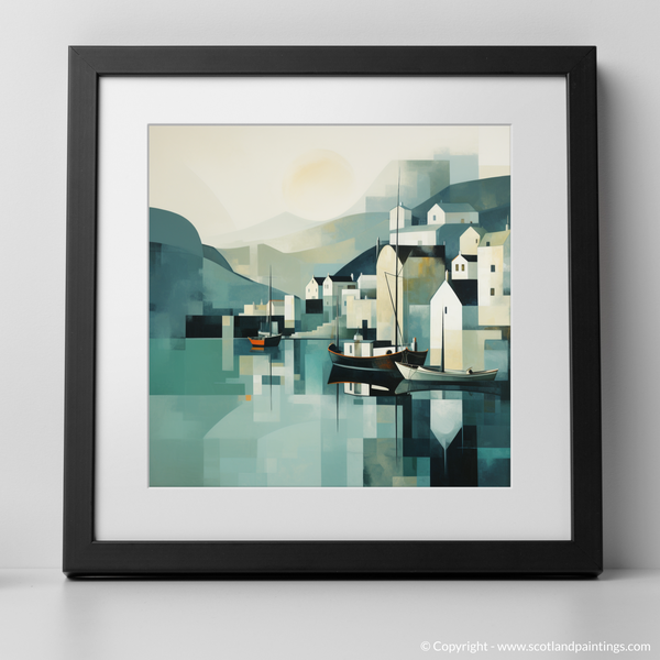 Framed version of Portree Harbour