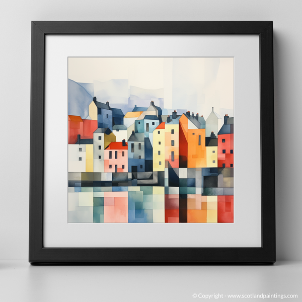 Framed version of Portree Harbour