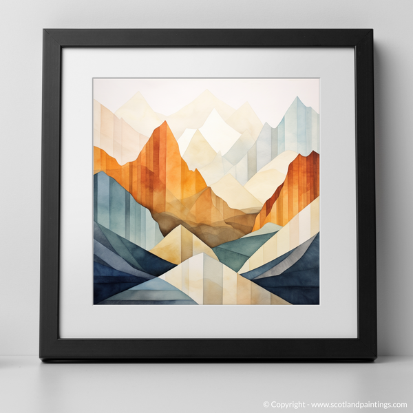 Framed version of Glen Coe