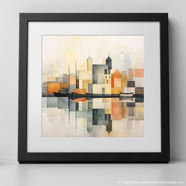 Framed version of Oban Harbour