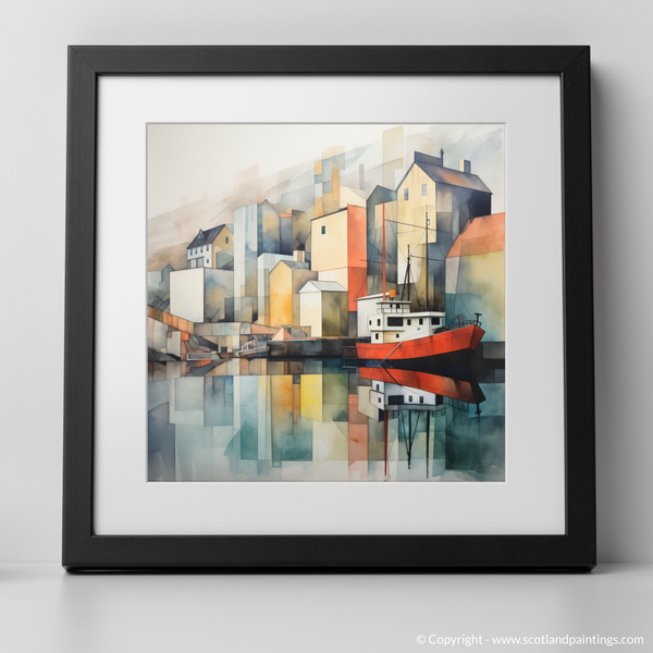 Framed version of Mallaig Harbour